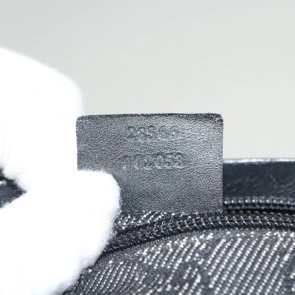 GUCCI GG Canvas Waist bag Gray Silver 28566 Auth 122104 - Picture 3 of 15